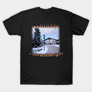 German Bavarian Alps, town of Oberammergau T-Shirt